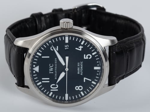 IWC - Pilot's Mark XVI : IW325501 : SOLD OUT : black dial on black