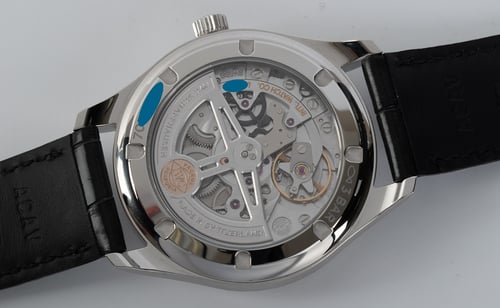 Caseback of Portugieser Auto 40