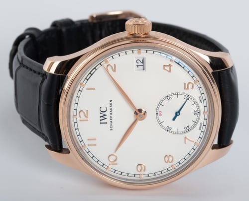 Front View of Portugieser Hand-Wound Eight Days