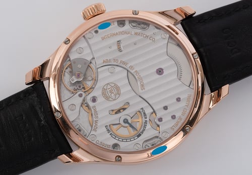 Caseback of Portugieser Hand-Wound Eight Days