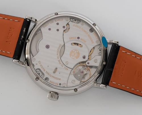 Caseback of Portofino Hand-Wound Eight Days