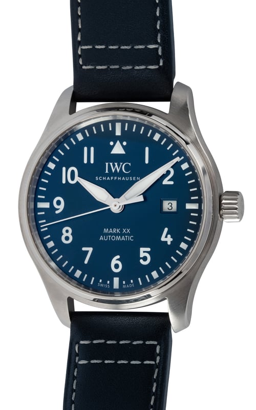 IWC Pilot Mark XX IW328203 - SOLD OUT - 2022 Blue Dial, Steel