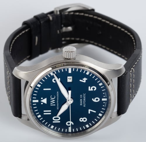 IWC Pilot Mark XX IW328203 - SOLD OUT - 2022 Blue Dial, Steel