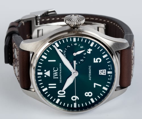 Front View of Big Pilot's Watch 'Green Edition'