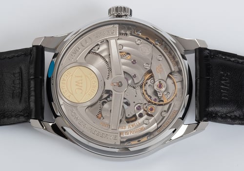 Caseback of Portugieser 7-Day