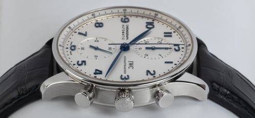 Crown Side Shot of Portugieser Chronograph