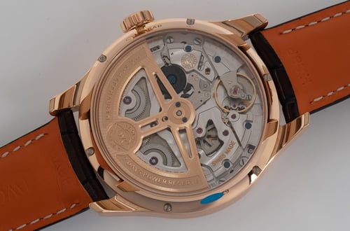 Caseback of Portugieser Perpetual Calendar