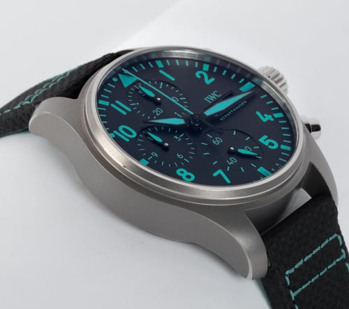 9' Side Shot of Pilot's Watch 'Mercedes F1' Chrono