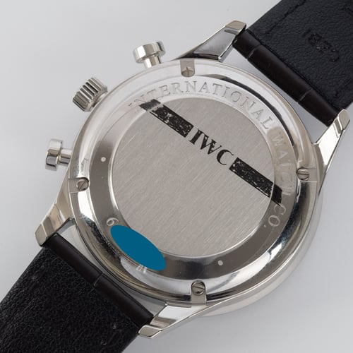 Caseback of Portugieser Chronograph