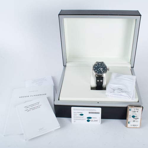 IWC - Big Pilot 7-Day : IW500901 : SOLD OUT : black dial on black