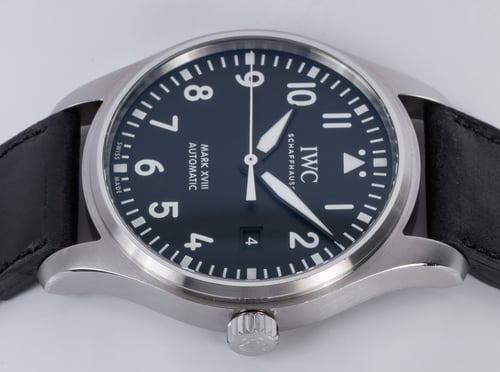 Crown Side Shot of Pilot's Mark XVIII