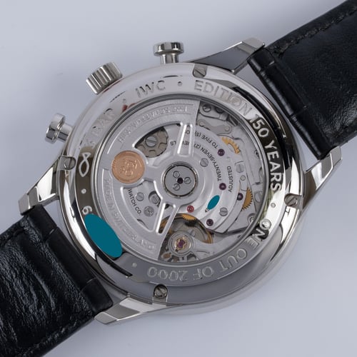 Caseback of Portugieser Chronograph Edition '150 Years'