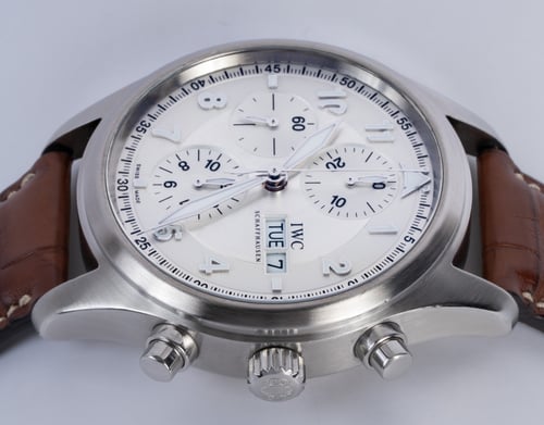 Crown Side Shot of Spitfire Chronograph