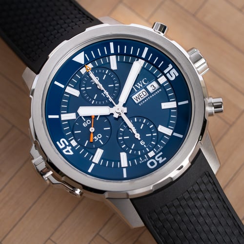 Stylied photo of  of Aquatimer Chronograph 'Expedition Jacques-Yves Cousteau'