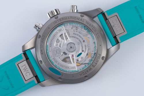 Caseback of Pilot's Watch 'Mercedes F1' Chrono