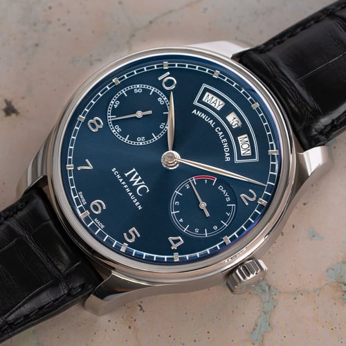 Extra Shot of Portugieser Annual Calendar
