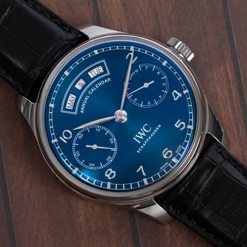 Stylied photo of  of Portugieser Annual Calendar