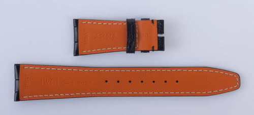 Another Photo of  of Black Alligator Strap