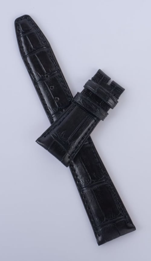 IWC - Santoni Black Alligator Strap 