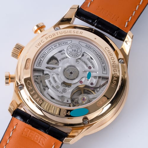 Caseback of Portugieser Chronograph