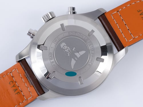 Caseback of Pilot's Chronograph 'Le Petit Prince'
