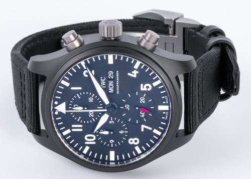 Front View of Pilot's Watch Top Gun Chronograph