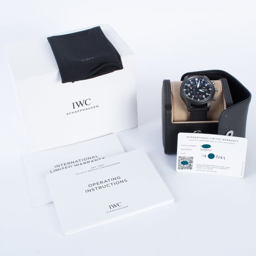 Box / Paper shot of Pilot's Watch Top Gun Chronograph