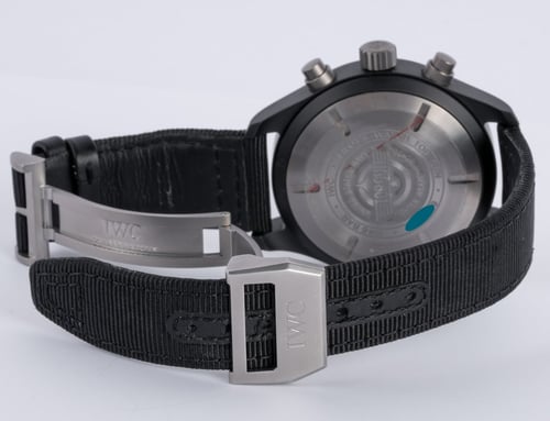Open Clasp Shot of Pilot's Watch Top Gun Chronograph