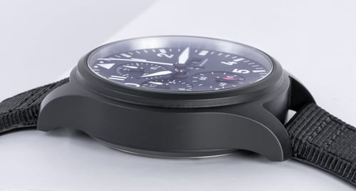 9' Side Shot of Pilot's Watch Top Gun Chronograph