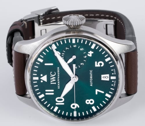 Front View of Big Pilot's Watch 'Green Edition'