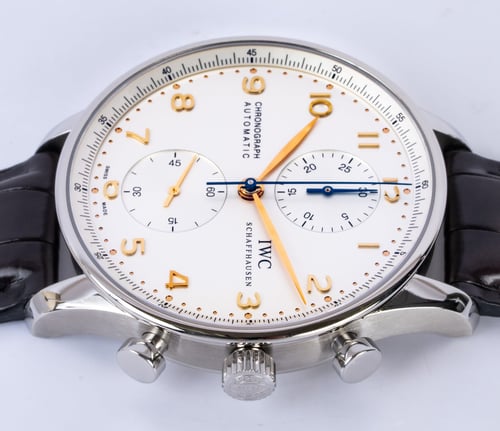 Crown Side Shot of Portugieser Chronograph