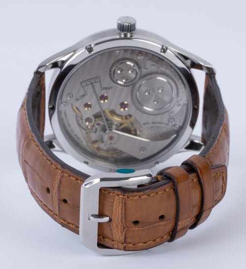Rear / Band View of Portugieser Regulator
