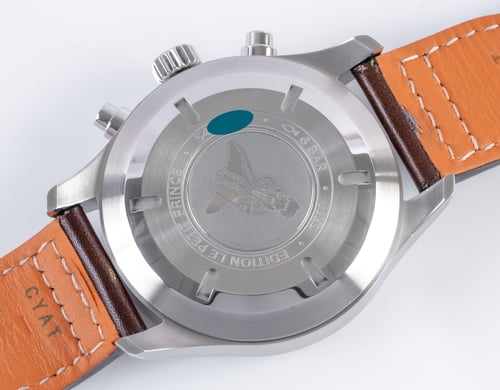 Caseback of Pilot's Chronograph 'Le Petit Prince'