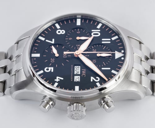 Crown Side Shot of Pilot’s Chronograph APXGP 43mm