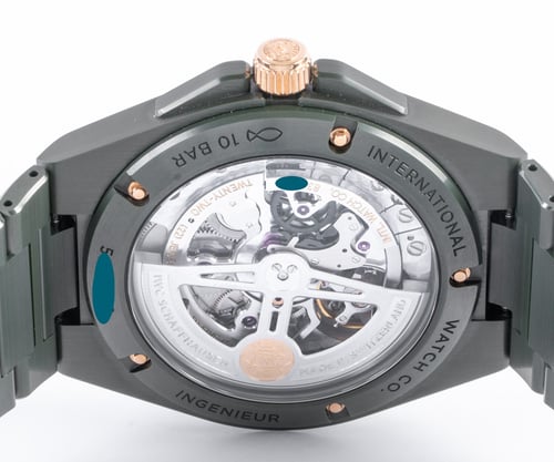 Caseback of Ingenieur 'Green'