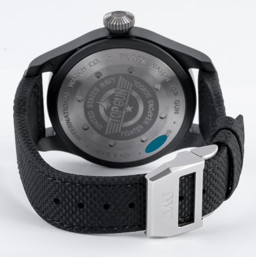 Rear / Band View of Big Pilot Top Gun 46mm