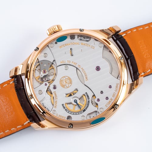 Caseback of Portugieser Hand-Wound Eight Days