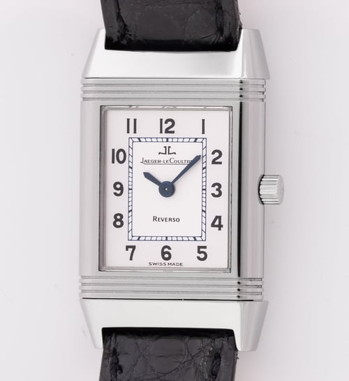 Dial Shot of Ladies Reverso