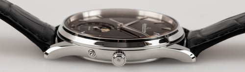 Crown Side Shot of Master Ultra Thin Moon