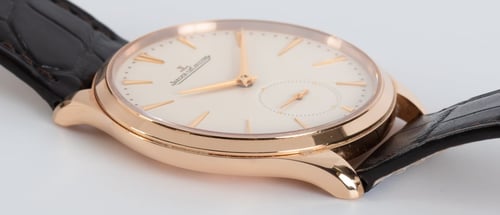 9' Side Shot of Master Ultra Thin Small Seconds