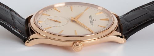 Crown Side Shot of Master Ultra Thin Small Seconds