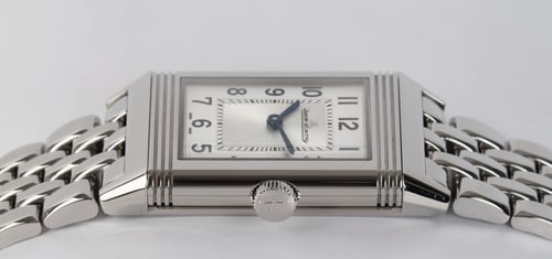 Crown Side Shot of Reverso Classic Medium Thin