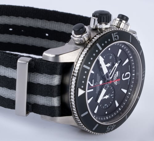 Dial Shot of Navy Seal Master Compressor Diving Chronograph