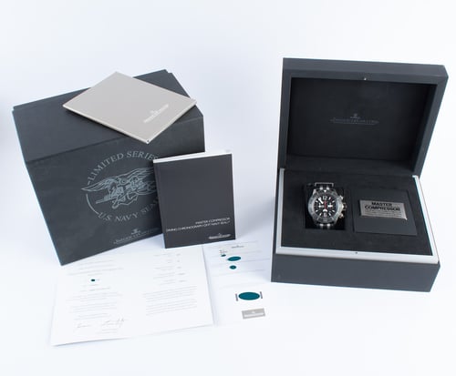 Box / Paper shot of Navy Seal Master Compressor Diving Chronograph