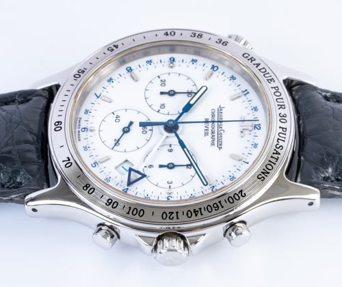 Crown Side Shot of Heraion Chronograph Reveil