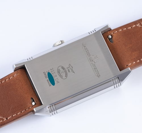Caseback of Reverso Classic Duoface