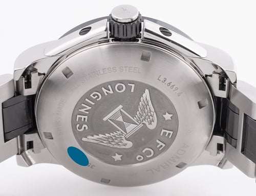 Caseback of Admiral GMT