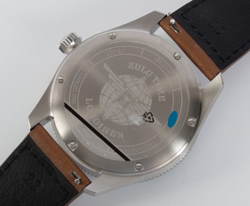 Caseback of Spirit Zulu Time GMT