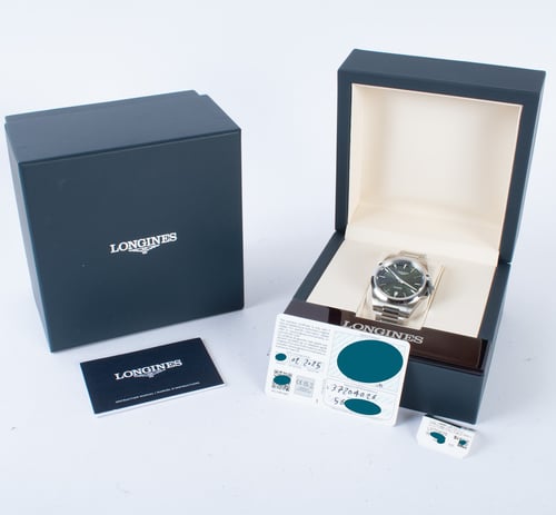 Longines Conquest 38 L3.720.4.02.6 - 2025 Green Dial, Steel, Full