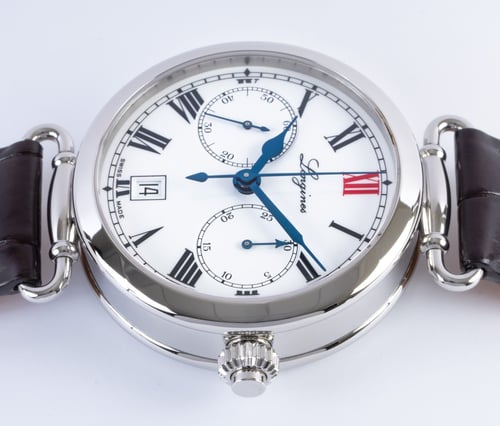 Crown Side Shot of Heritage Chronograaph